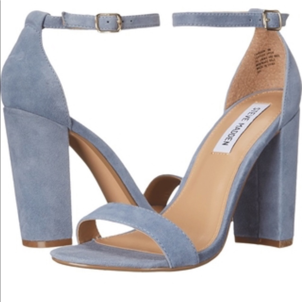 Steve Madden Carrson Blue Suede 8